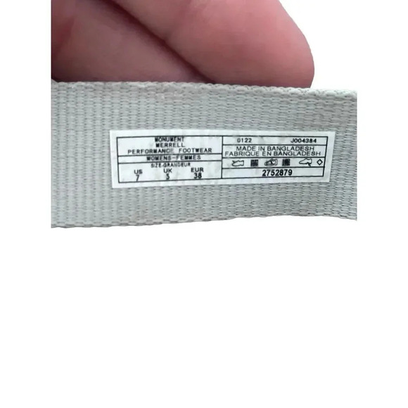 Merrell Women's Gray Air Cushion Memory Pull-On Strappy Foam Sandals Size 7 - Picture 7 of 7